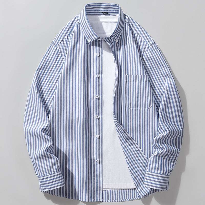 Camicia Oxford Uomo a Righe - Old Money® - Image 5