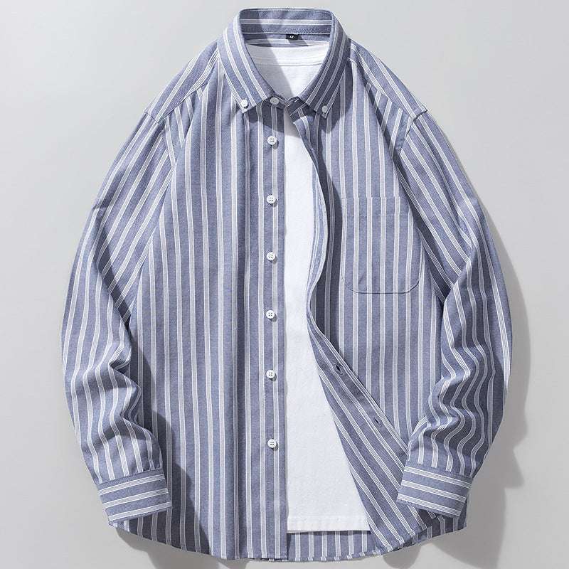 Camicia Oxford Uomo a Righe - Old Money® - Image 6