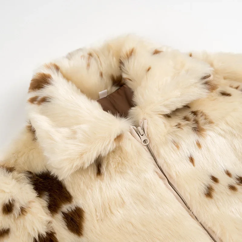 Cappotto Corto Donna Maculato - Image 3