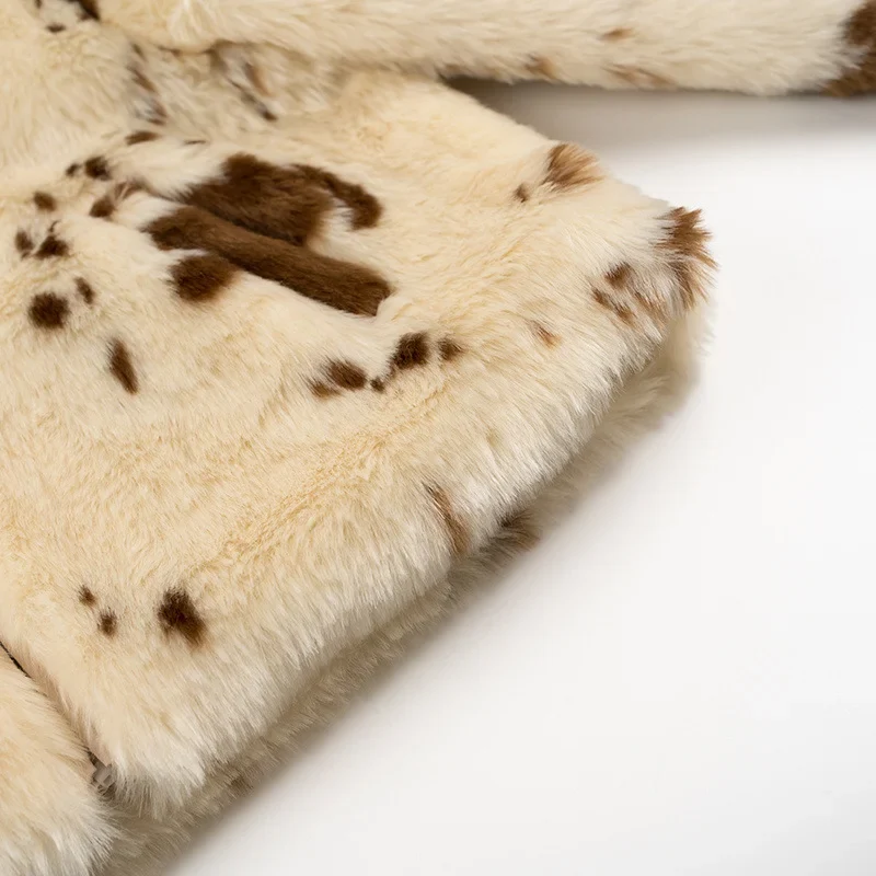 Cappotto Corto Donna Maculato - Image 4
