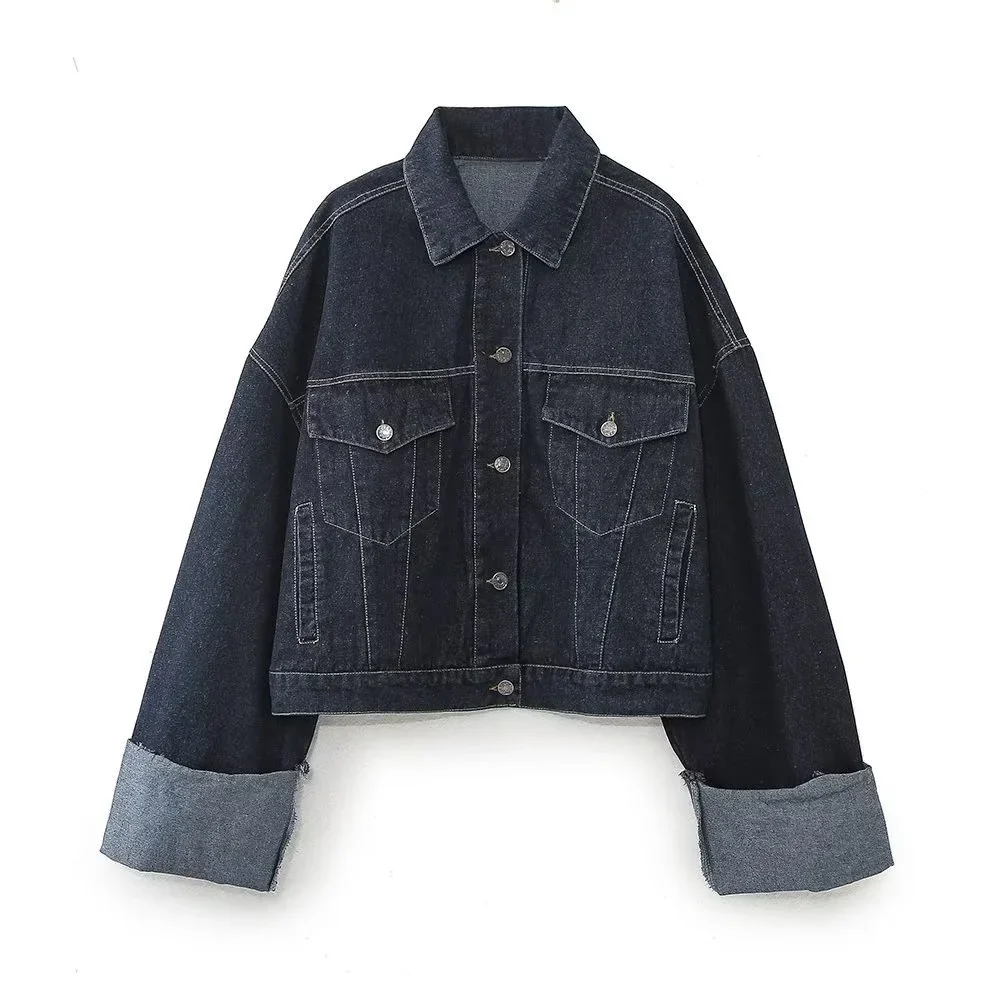 Completo Denim Donna Nero - Image 2