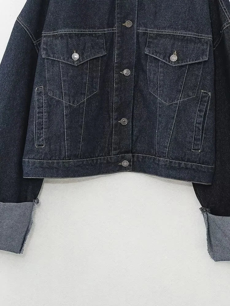 Completo Denim Donna Nero - Image 5