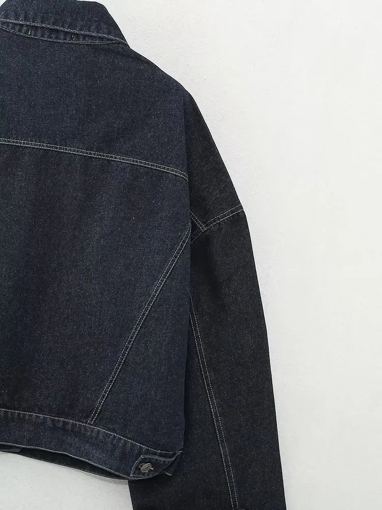 Completo Denim Donna Nero - Image 8