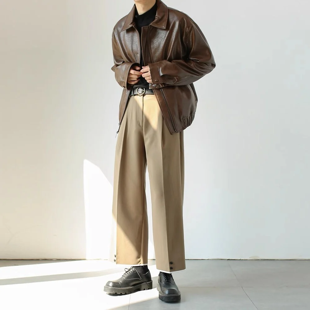 Giacca Casual in pelle Uomo - Image 4