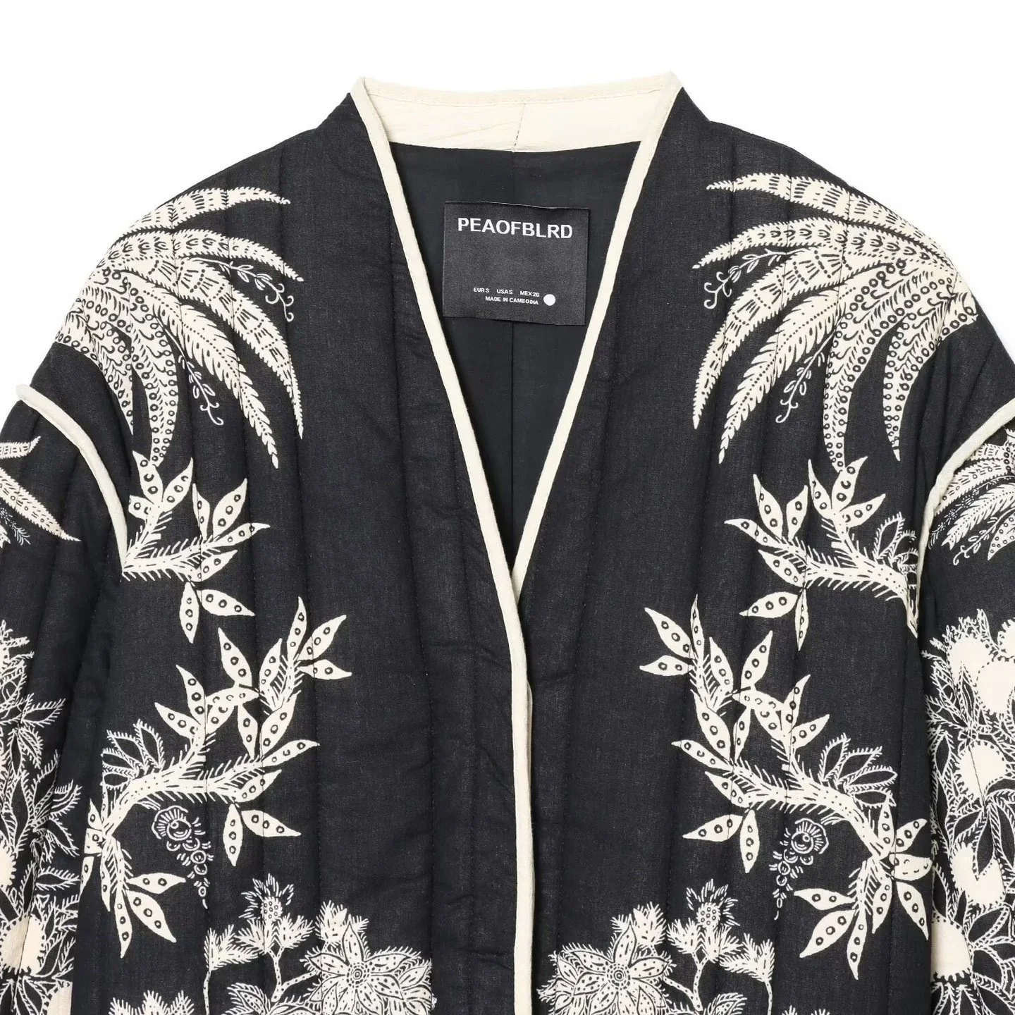 Giacca Kimono Donna Nera - Image 3