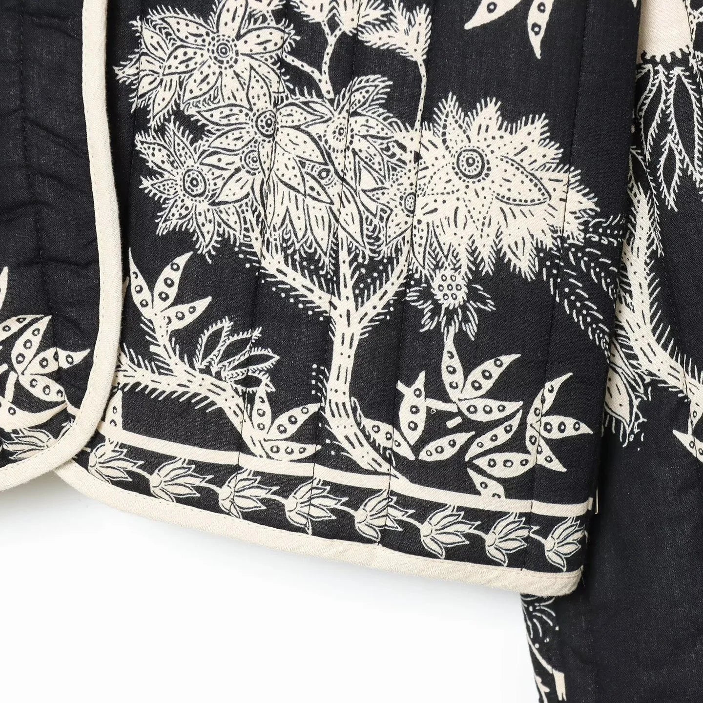 Giacca Kimono Donna Nera - Image 4