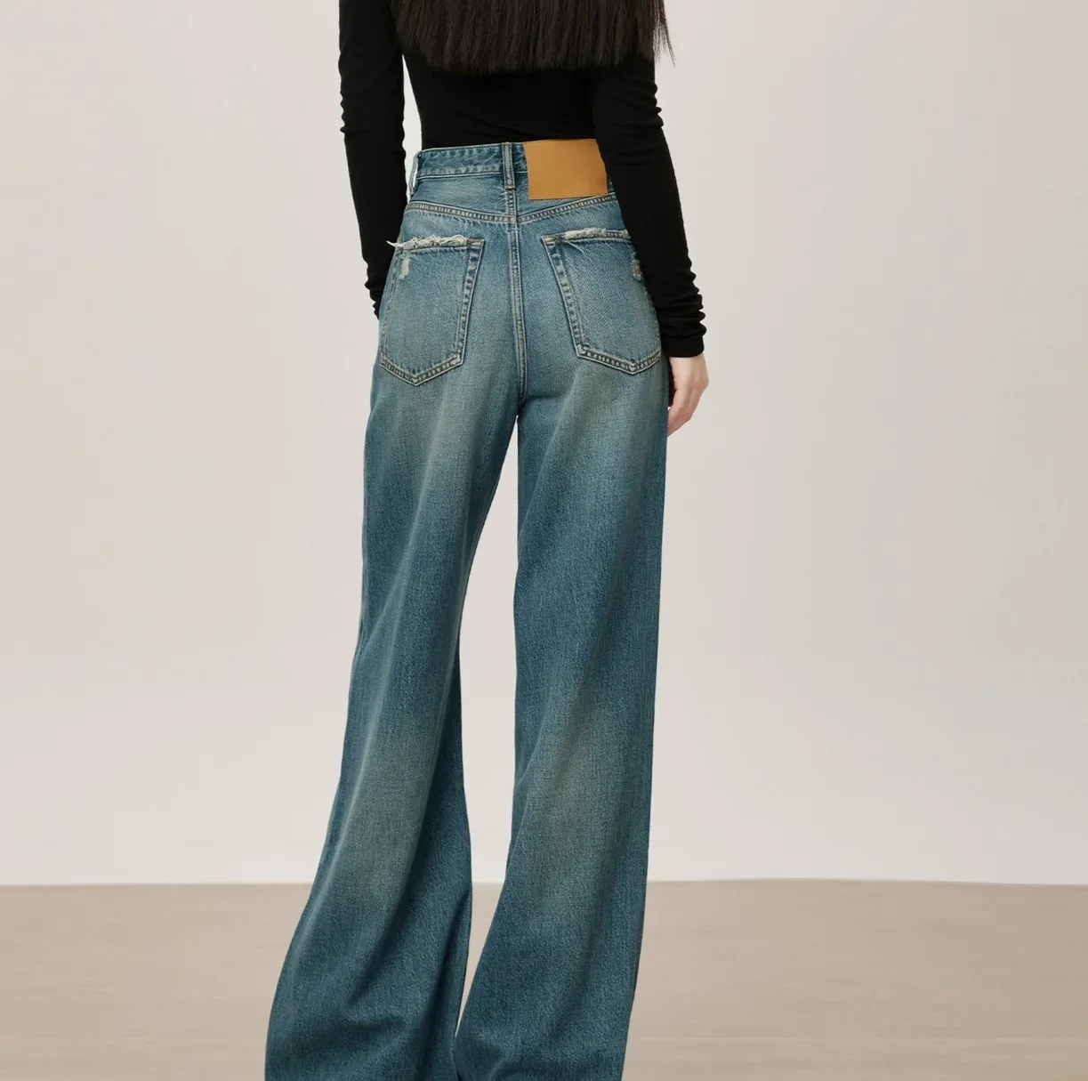 Jeans Donna Vita Alta Vintage - Image 3