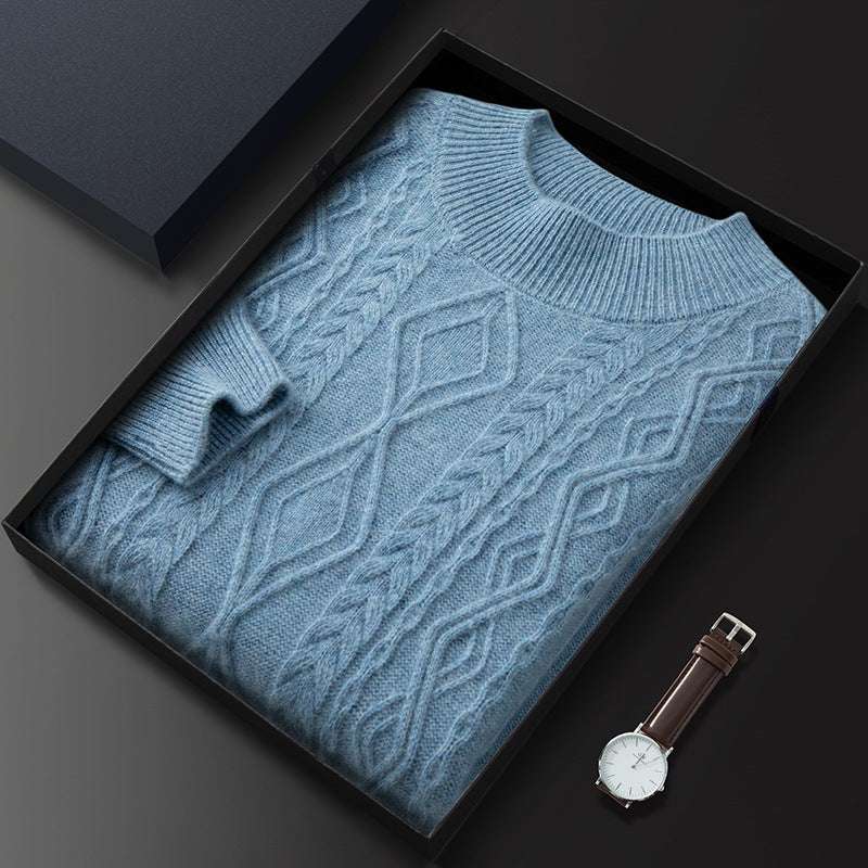 Maglione Girocollo con Trecce in Cashmere - Old Money® - Image 13