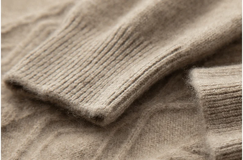 Maglione Girocollo con Trecce in Cashmere - Old Money® - Image 3