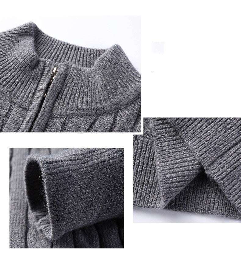 Maglione con Mezza Zip Uomo - Old Money® - Image 3
