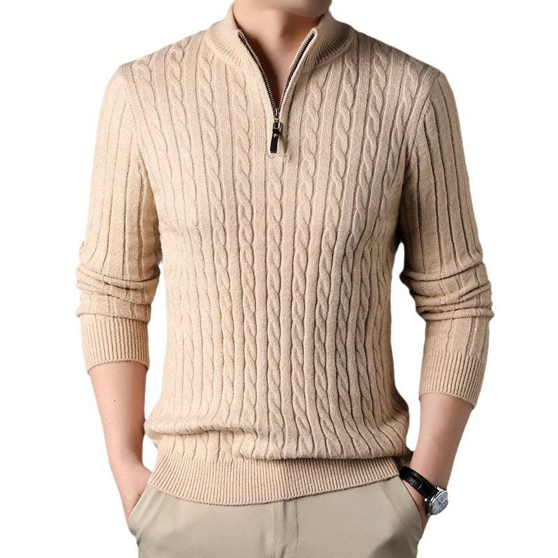 Maglione con Mezza Zip Uomo - Old Money® - Image 4