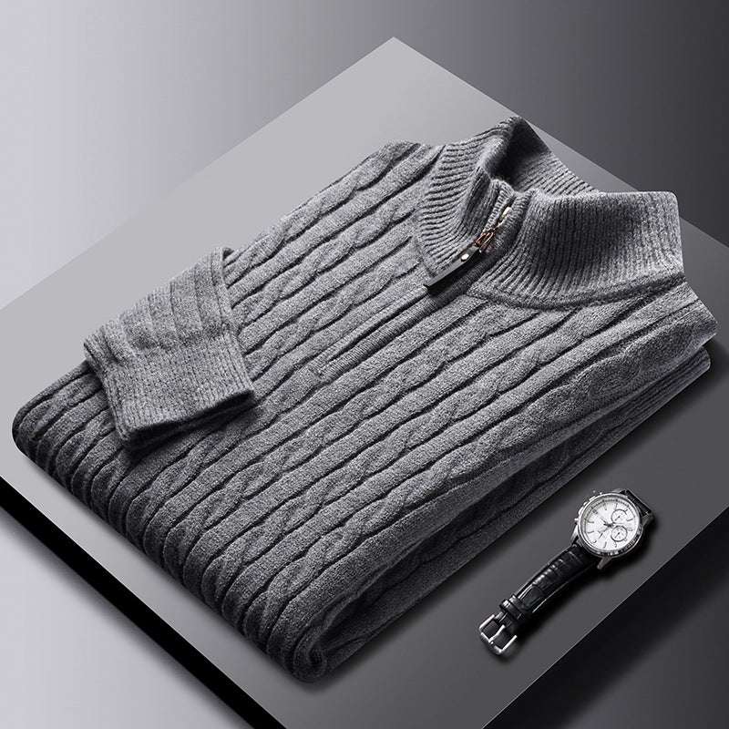 Maglione con Mezza Zip Uomo - Old Money® - Image 9