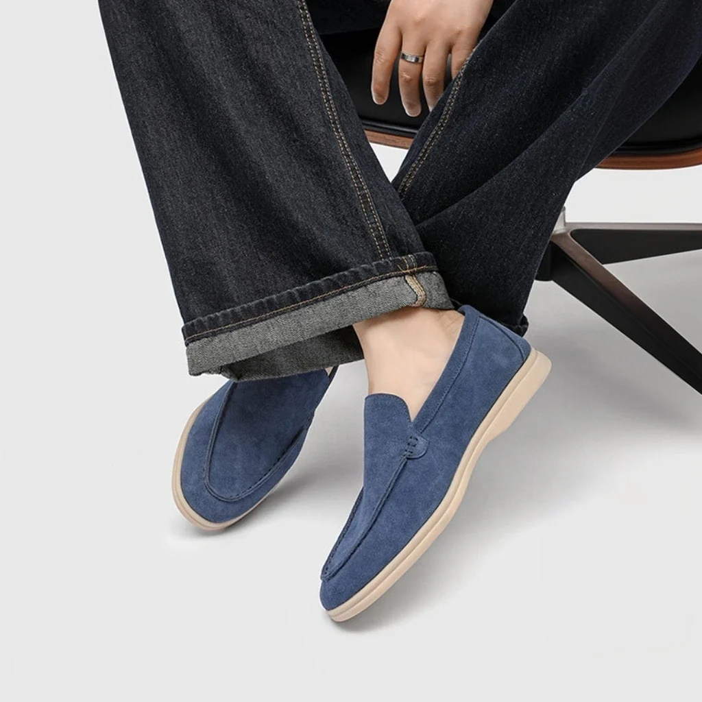 Mocassini Driving Shoes Uomo Camoscio Old Money | Old Money® - Image 11