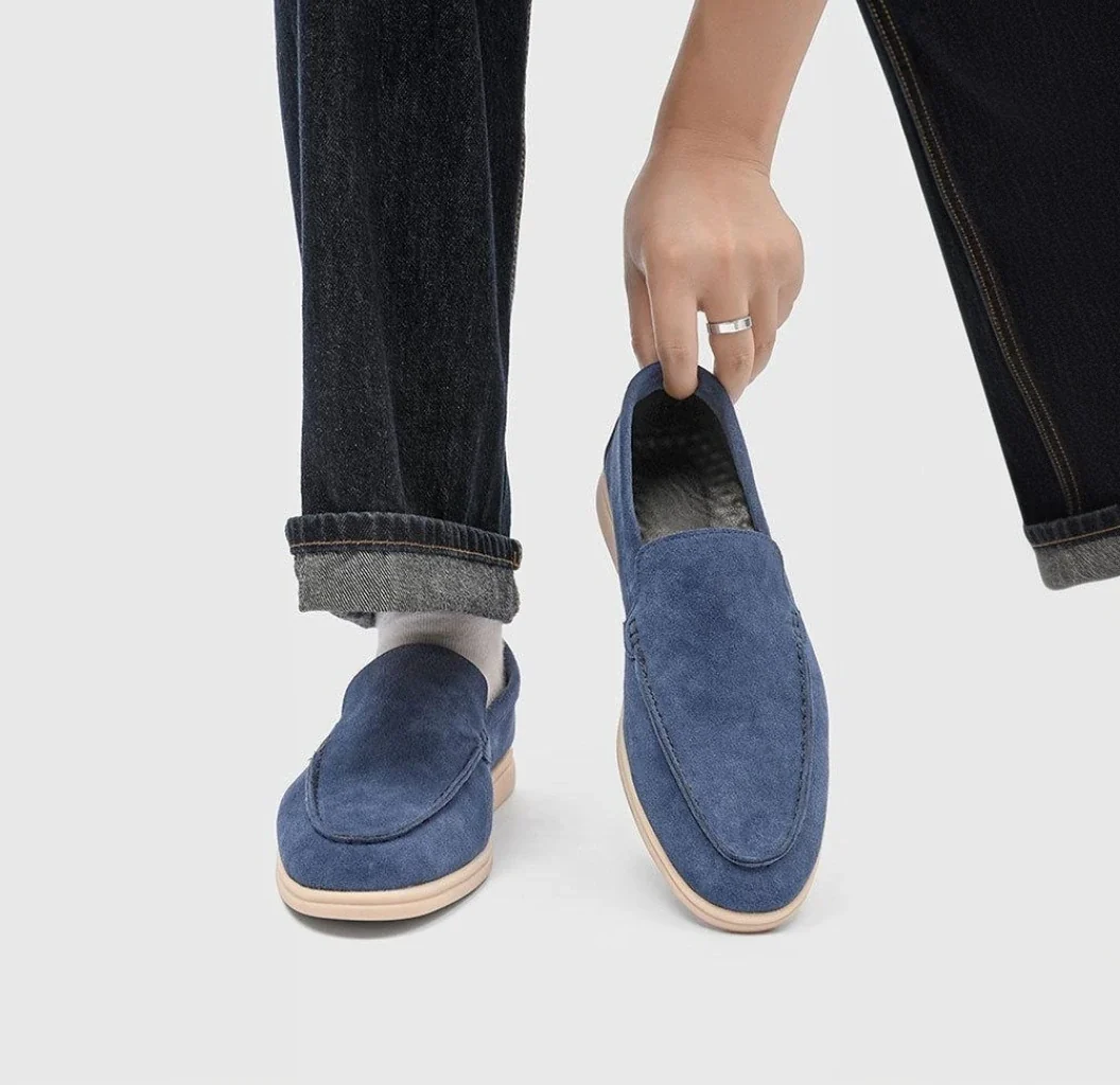 Mocassini Driving Shoes Uomo Camoscio Old Money | Old Money® - Image 15