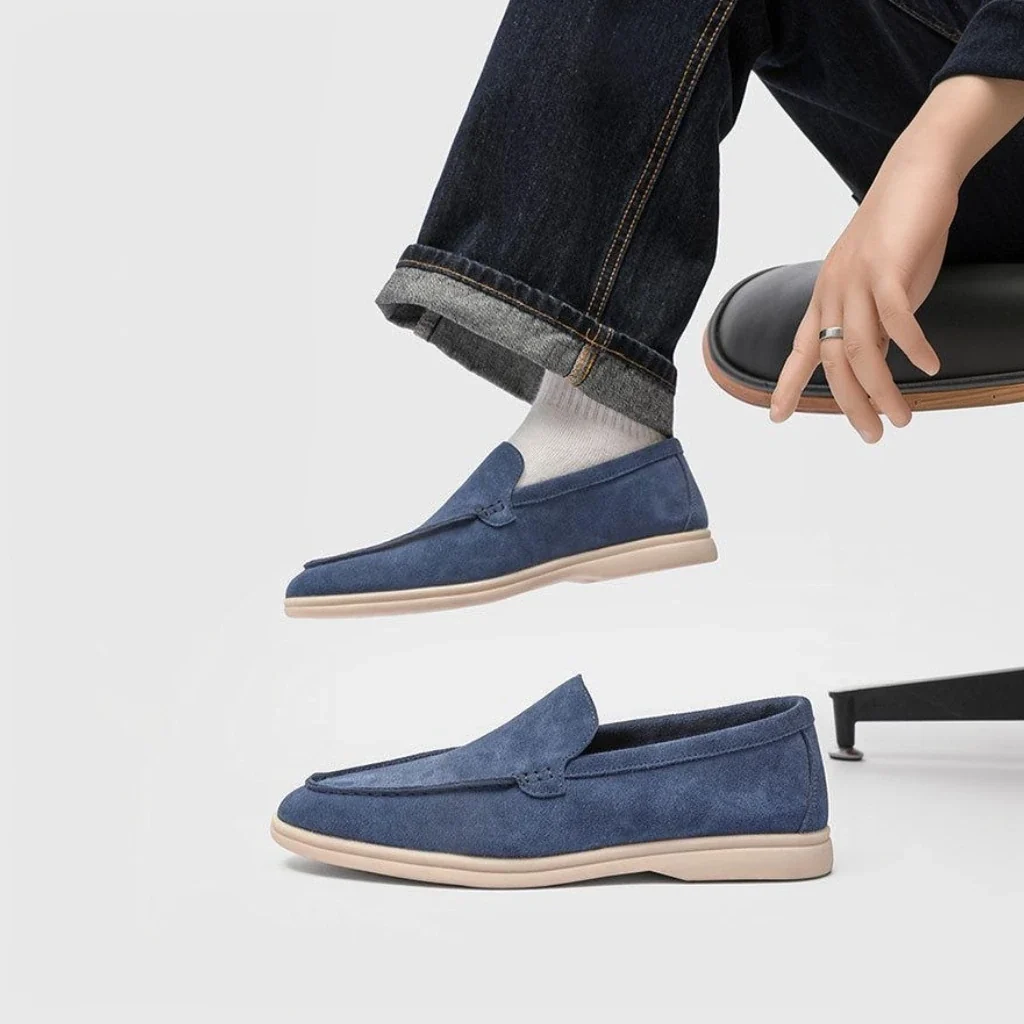 Mocassini Driving Shoes Uomo Camoscio Old Money | Old Money® - Image 21