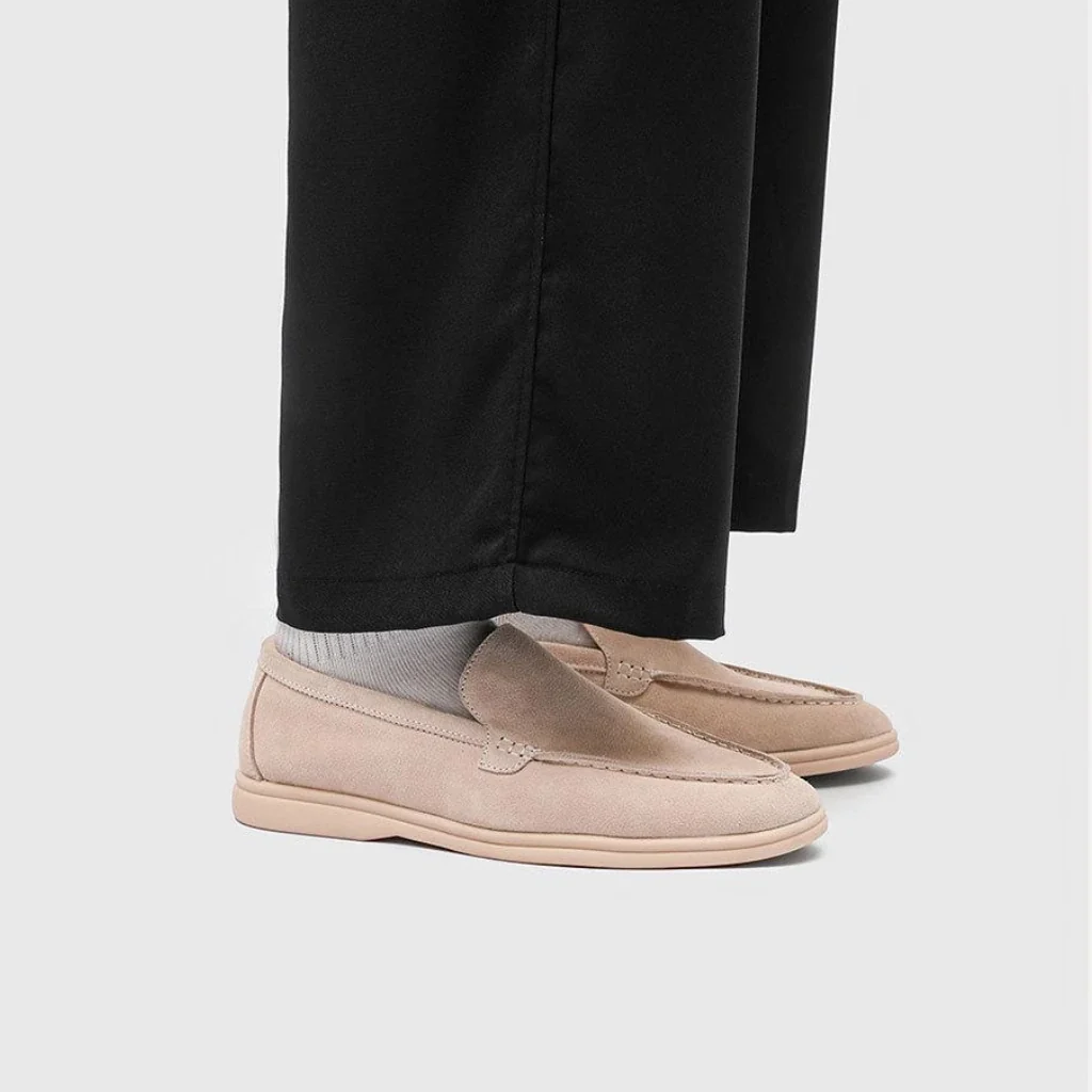 Mocassini Driving Shoes Uomo Camoscio Old Money | Old Money® - Image 3