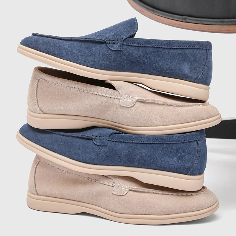 Mocassini Driving Shoes Uomo Camoscio Old Money | Old Money® - Image 5