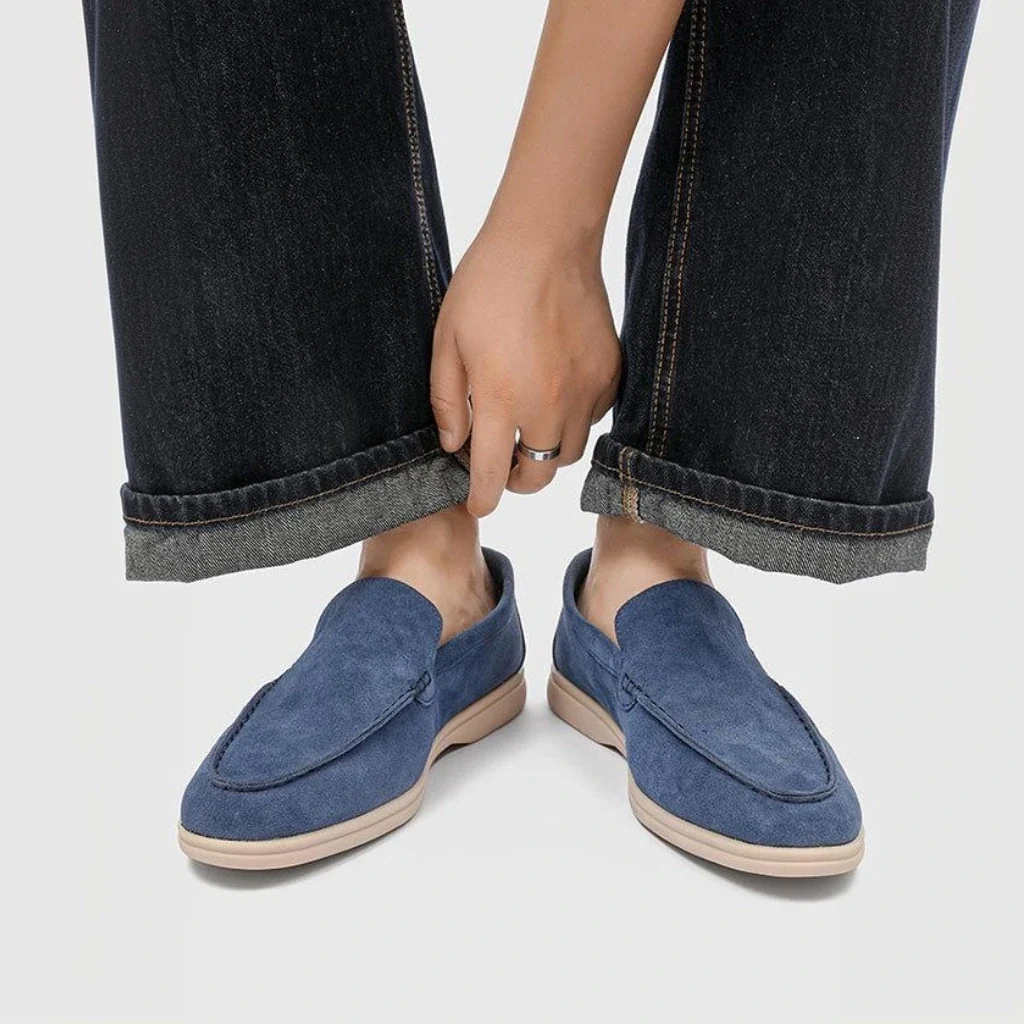Mocassini Driving Shoes Uomo Camoscio Old Money | Old Money® - Image 7