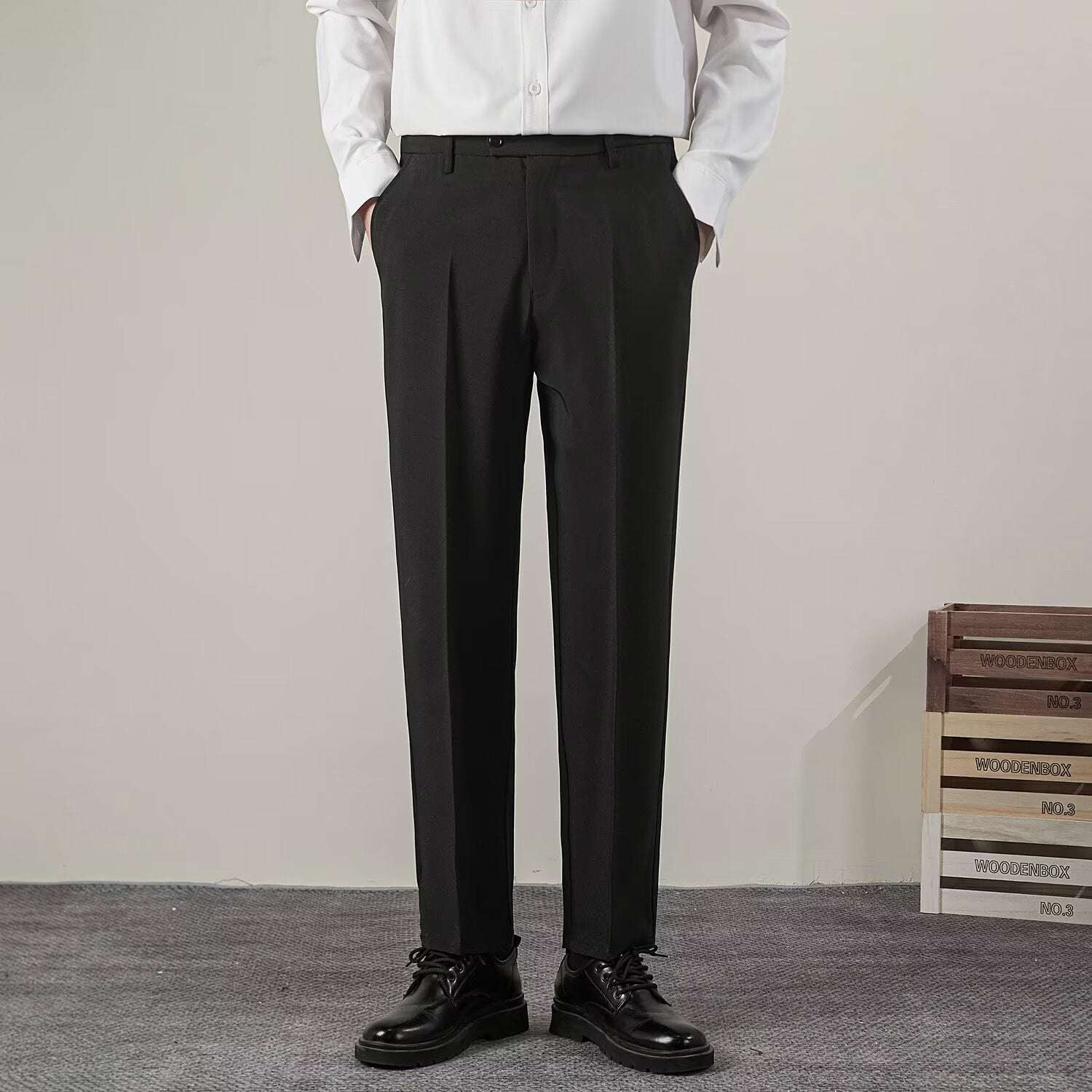 Pantaloni Classici con Chiusura Estesa - Image 6