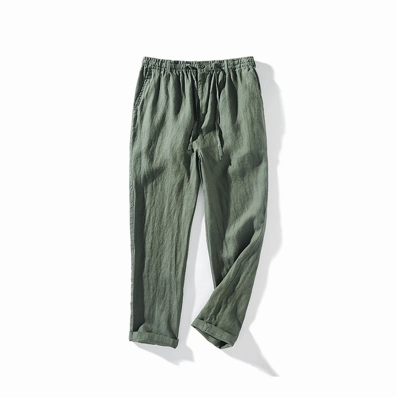 Pantaloni Lino Uomo - Old Money® - Image 9