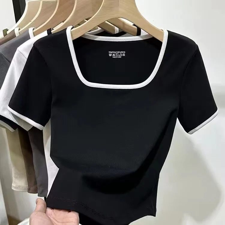 T-Shirt Donna - Crop/Fitted Old Money - Image 3