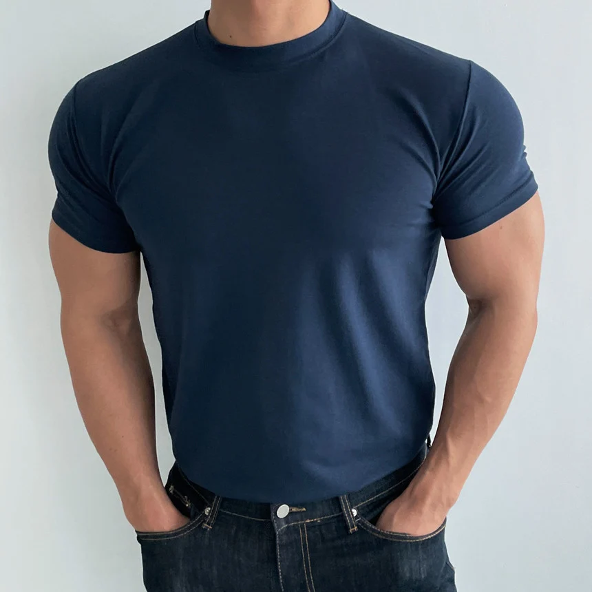 T-Shirt Uomo Sportiva Semplice - Image 7