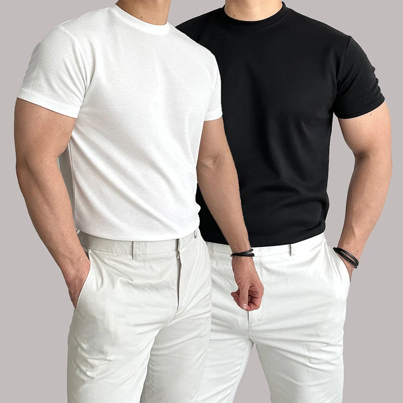T-Shirt Uomo Sportiva Semplice - Image 8