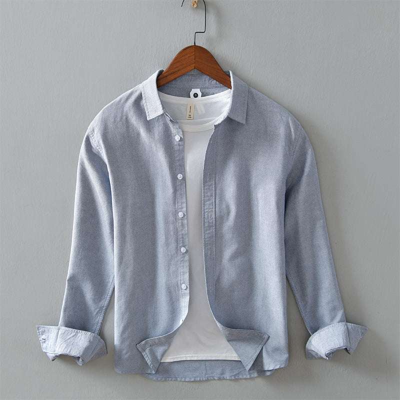 Camicia in Lino Bianca - Old Money® - Image 5